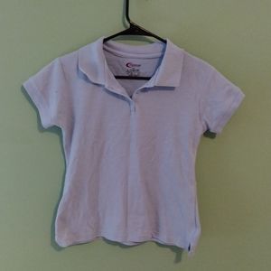 Light Blue Tennis Polo Shirt